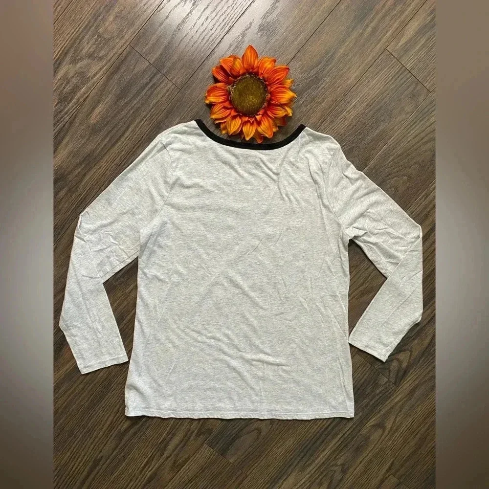 🌻5/$25🌻JUSTICE Long Sleeved Cat T-Shirt | 16/18 |